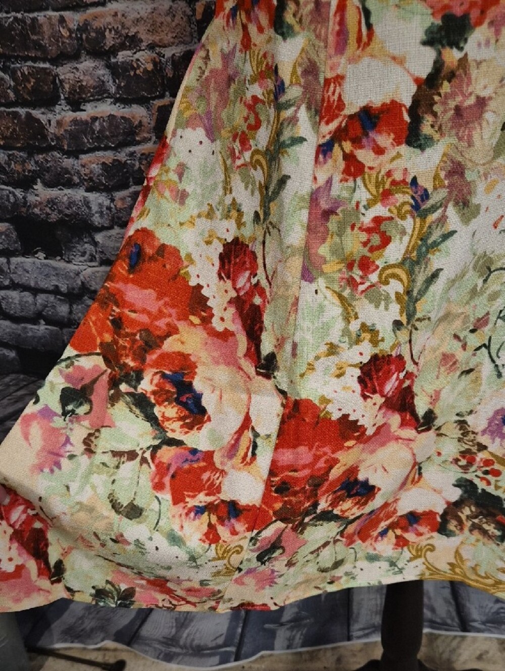 NorthStyle Multicolor Floral V-Neck Dress - Picture 6 of 10